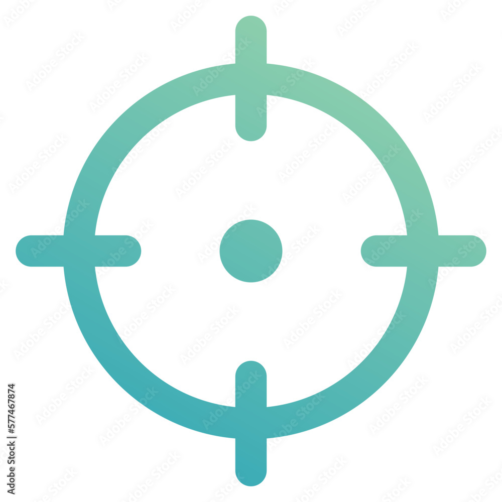 Fototapeta premium target icon for illustration