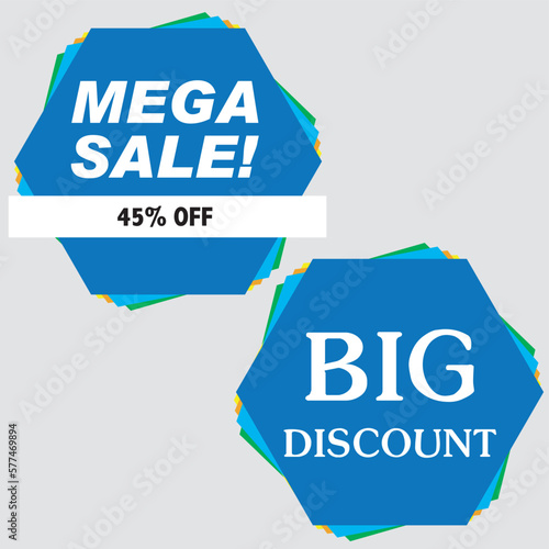 set of offer sale discount tags, special offer tags, best deal tags special offer badges, offer sale ribbons with modern design illustration vector