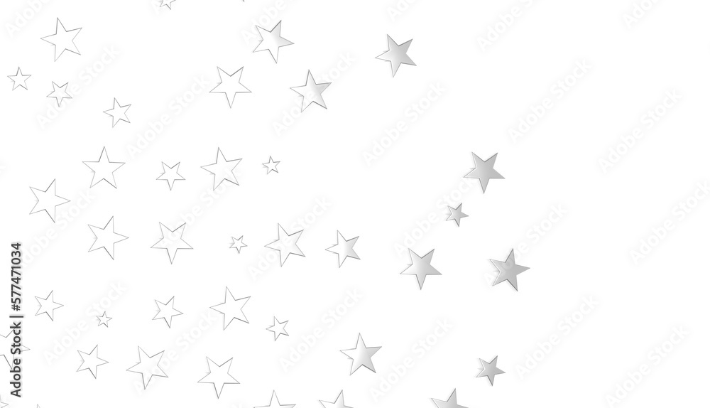 Stars - silver stars -