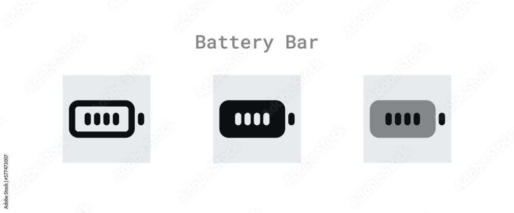 Battery Full Icons Sheet