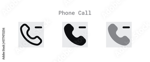 Clear Phone Call Logs Icons Sheet