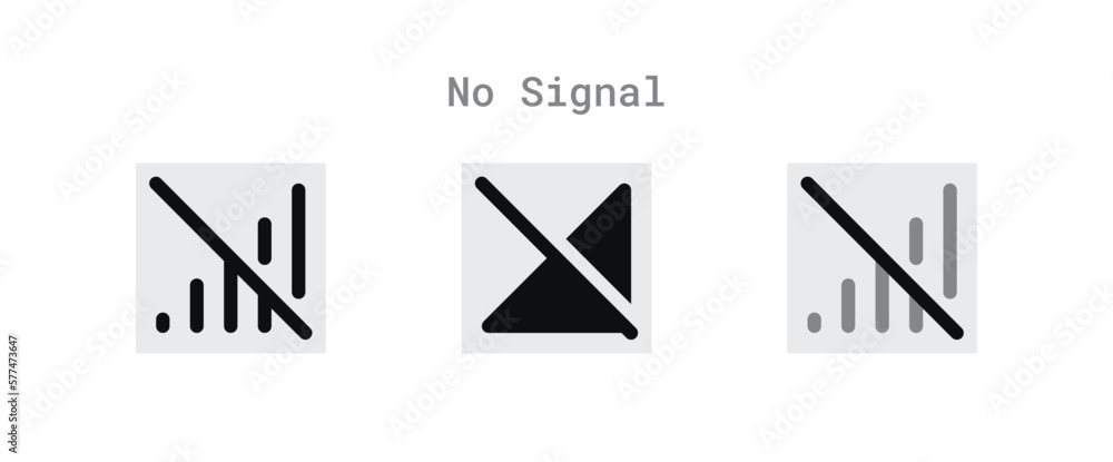No Signal Icons Sheet No Signal Icons Sheet