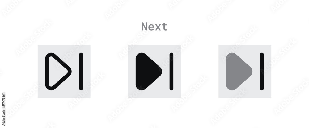 Play Next Icons Sheet
