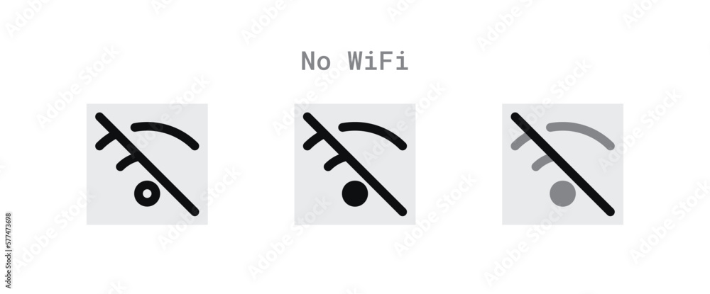 No WIFI Icons Sheet No WIFI Icons Sheet