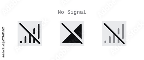 No Signal Icons Sheet
