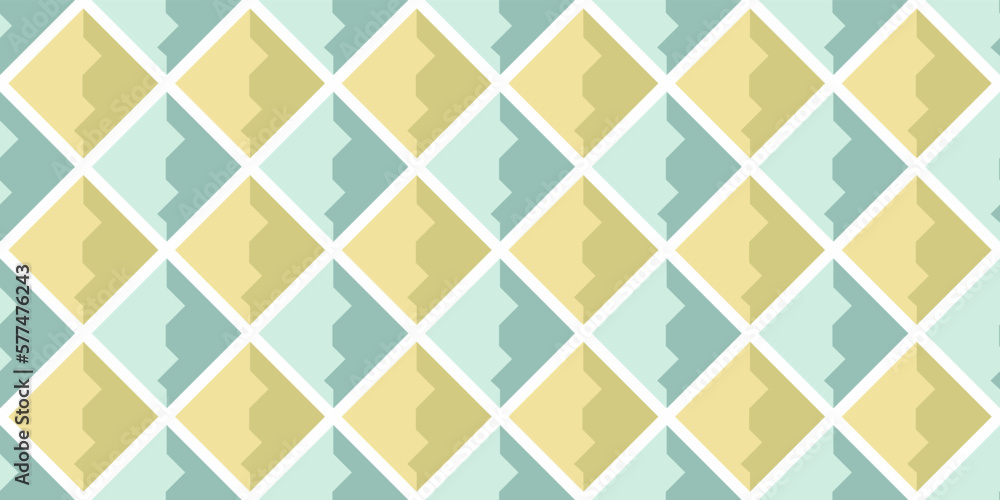 Diamond-shaped tiles. For print, interior, seamless canvas. Diamond-shaped tiles. For print, interior, seamless canvas.