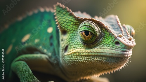 Chameleon portrait © Nikola