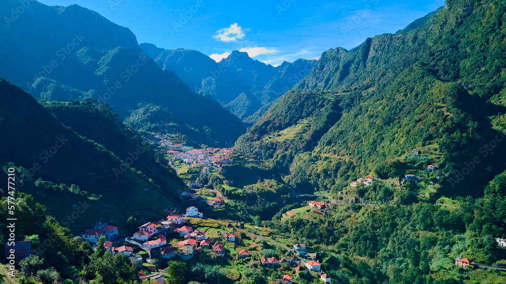 Valley in Boaventura on Madeira