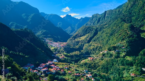 Obraz na płótnie Valley in Boaventura on Madeira w salonie