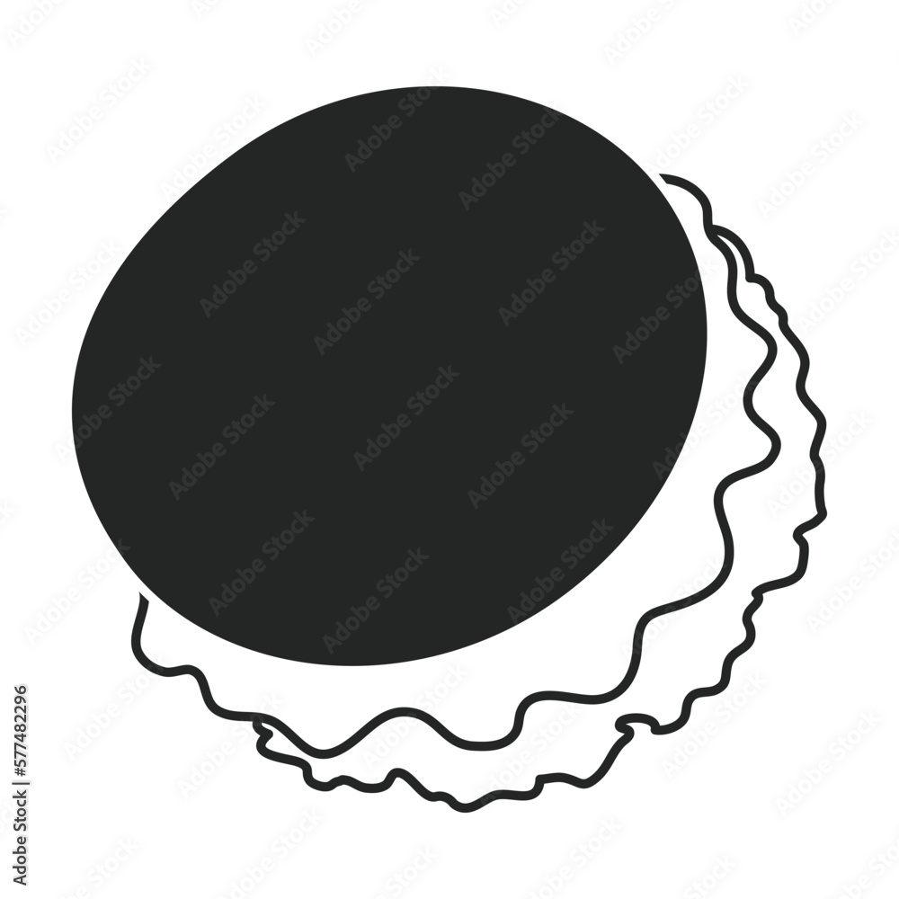 Jellyfish vector icon. Black vector icon isolated on white background jellyfish.