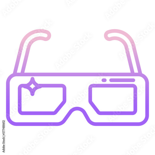 3d glasses icon