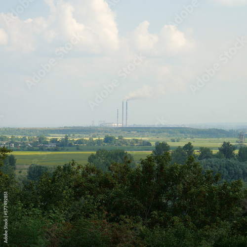 Heat electric power station. Thermal power plant