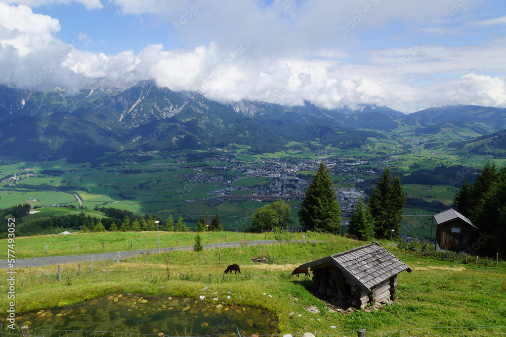 house in the mountains