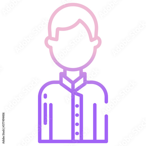 Massager man icon