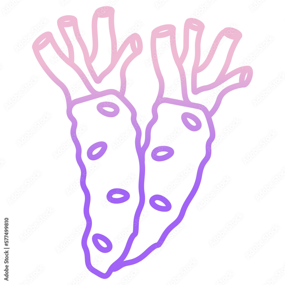 Fototapeta premium Wasabi icon