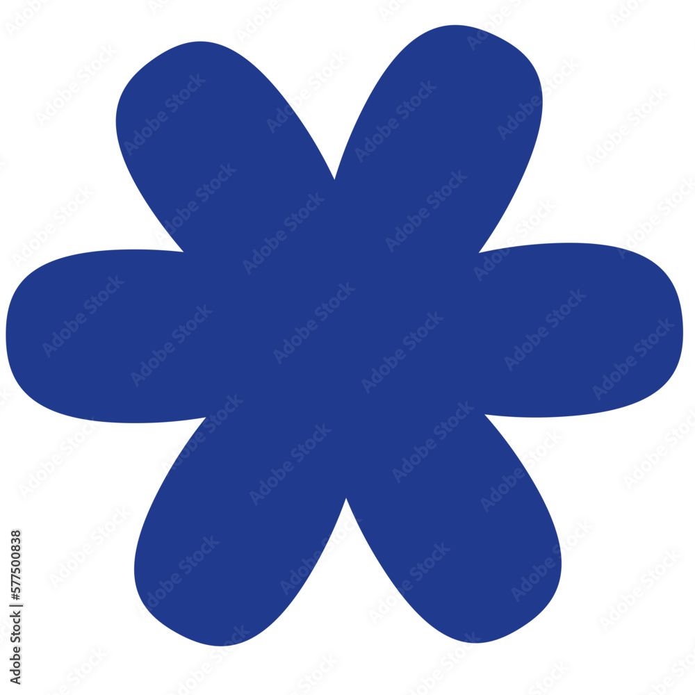 Flower shape illustration Flower shape illustration