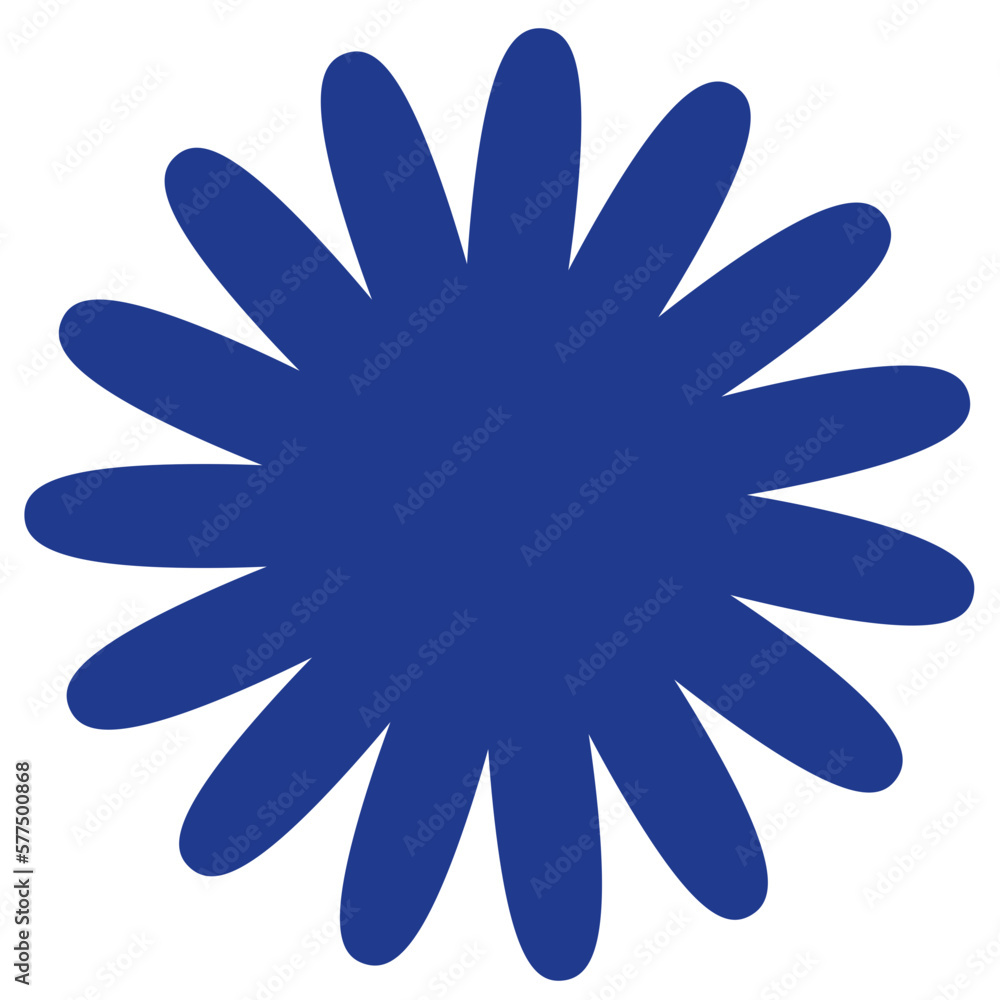 Flower shape illustration Flower shape illustration