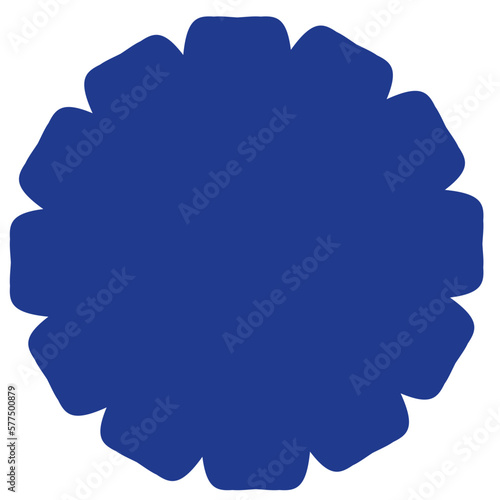 Flower Shape flat illustration