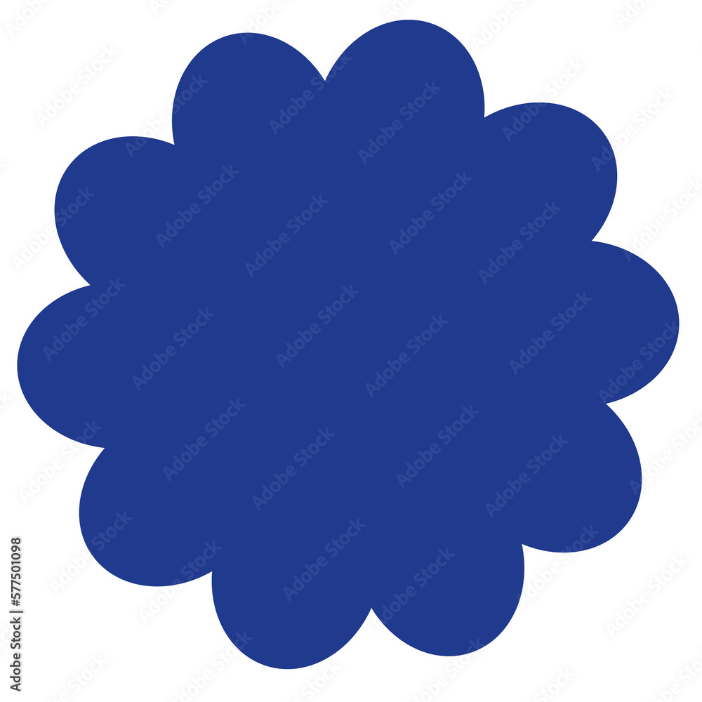 Flower Shape flat illustration Flower Shape flat illustration