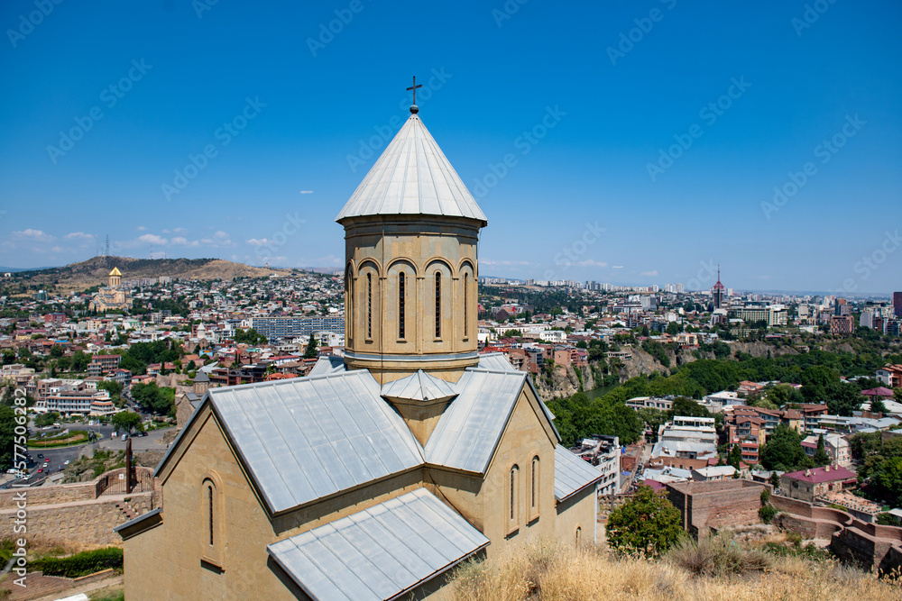 the old temple in the city of Tbilisi