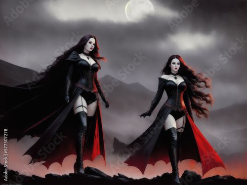 Obraz na plátně Vampirella vampires story