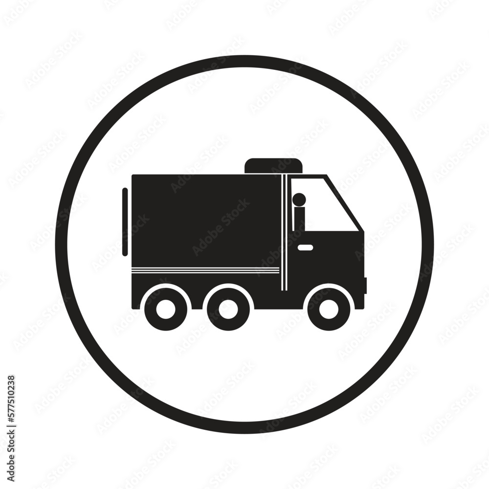 products delivery van icon