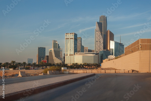 Downtown, Riyadh Skyline, King Abdullah Financial District, Saudi Arabia