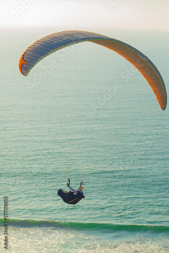 Volando en parapente