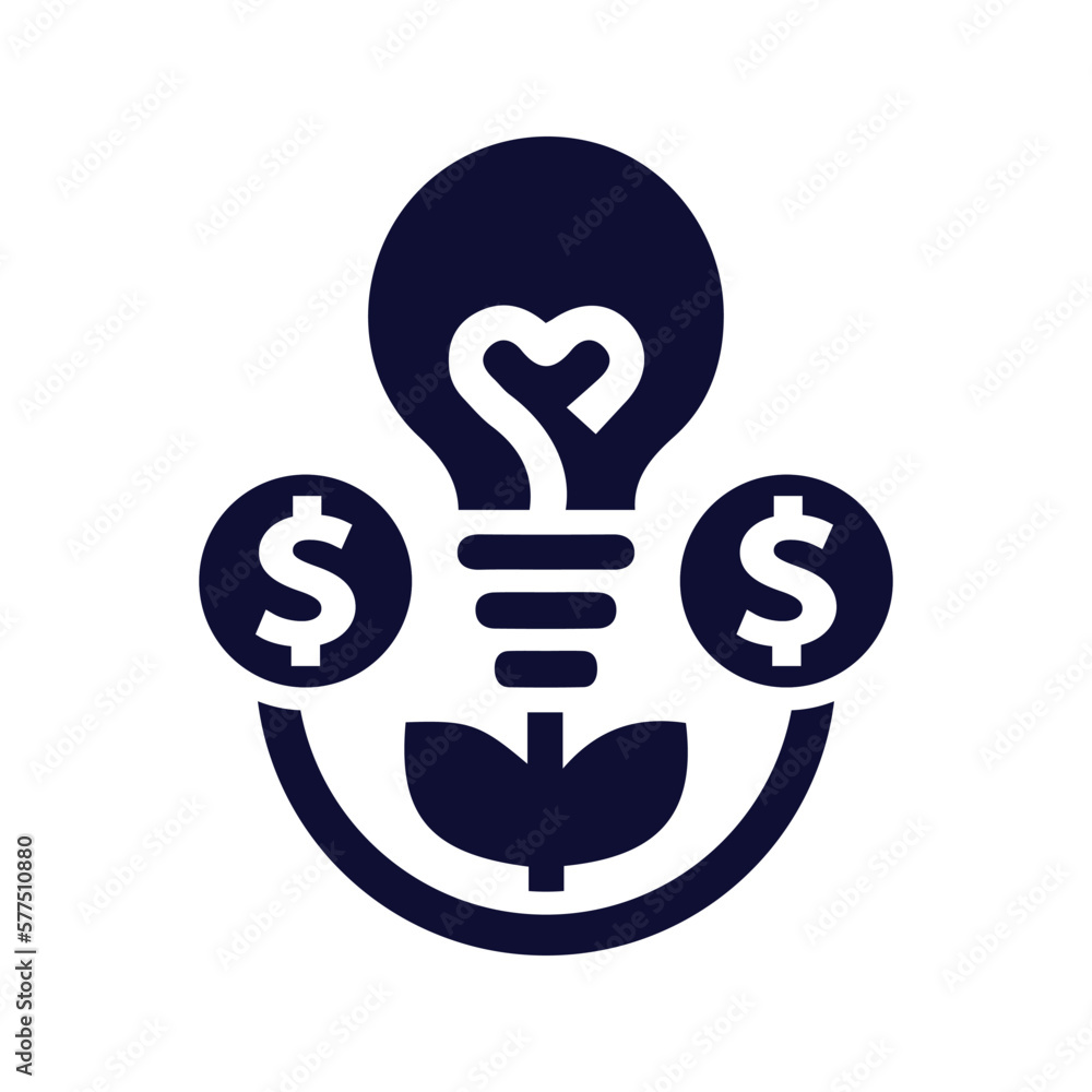 crowd funding icon vector crowd funding icon vector