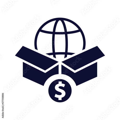 crowd funding icon vector