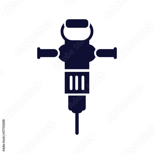 Electronic tools road drill icon