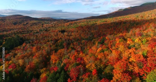 Views of the fall foliage in New England from an aerial view. Filmed with a DJI Phantom 4 Pro drone in 4K.