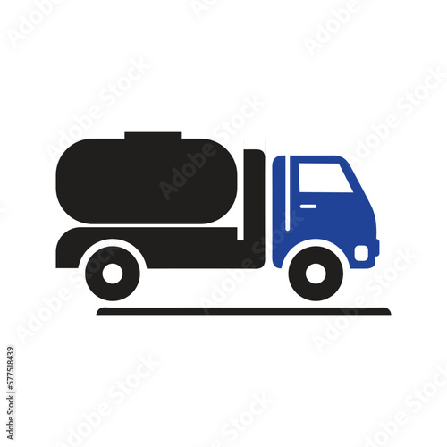 fuel container truck icon