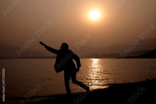 silhouette of a person
