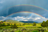 Beautiful Rainbow over South Steens Mountain Valley