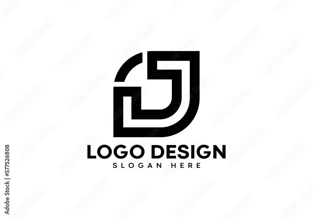 J letter with leaf modern logo design on luxury background. J monogram initials letter logo concept. J letter icon design. J elegant and Professional black letter icon on white background. J letter with leaf modern logo design on luxury background. J monogram initials letter logo concept. J letter icon design. J elegant and Professional black letter icon on white background.