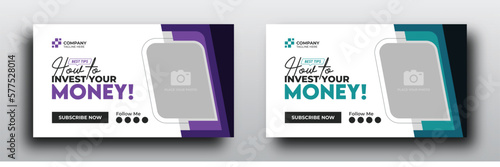 Money investment tips youtube video thumbnail