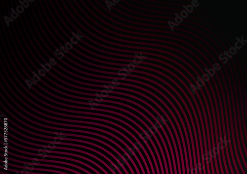 Czarne tło w czerwone paski fale tapeta