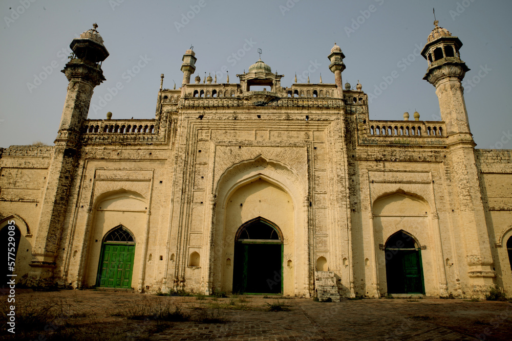 old mosque in khanpur dam