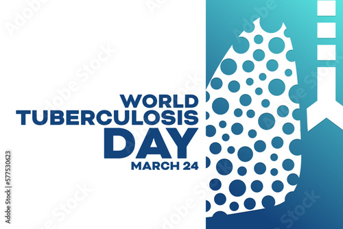 World Tuberculosis Day. March 24. Vector illustration. Holiday poster.