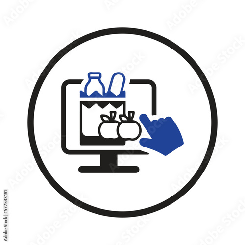 online grocery shopping icon