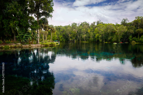 The Natural Spring scenery of Silver Springs Florida