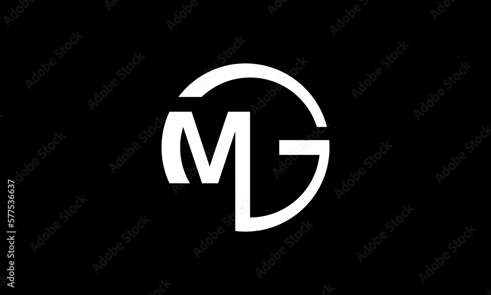 initial MG logo design template initial MG logo design template