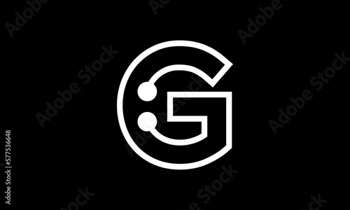 Free Download initial G logo design template - GFXLoad