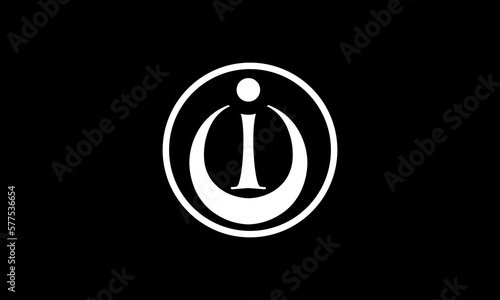initial CO design logo template