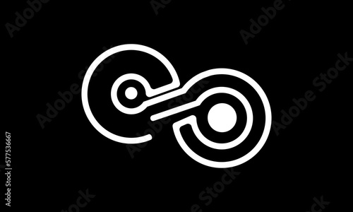 letter I design logo template