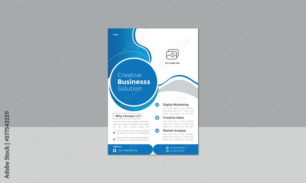 modern trend professional flyer design corporate vector file modern trend professional flyer design corporate vector file
