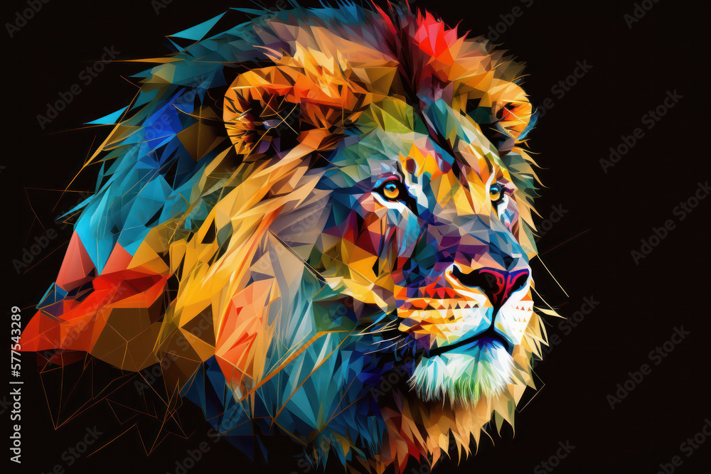 Beautiful lion (AI Generated)