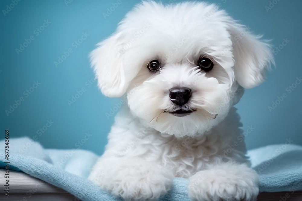Obraz premium maltese puppy portrait