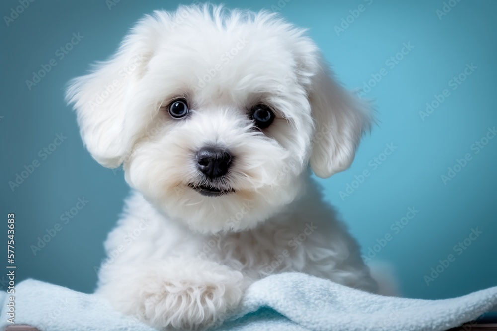 white puppy white puppy